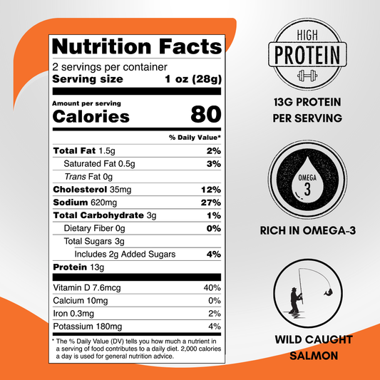 Wild Caught Salmon Jerky
