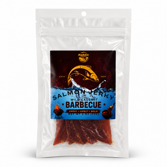 Wild Caught Barbecue Salmon Jerky