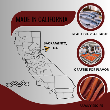 Wild Caught Barbecue Salmon Jerky