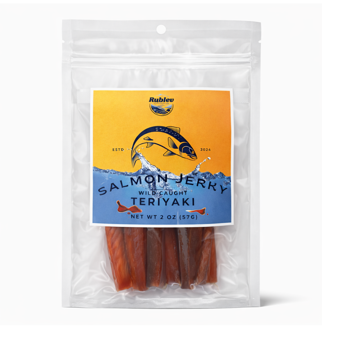 Wild Caught Teriyaki Salmon Jerky