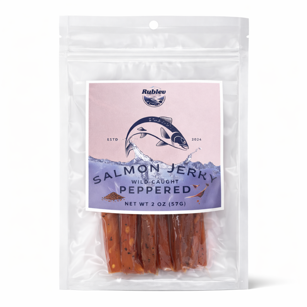 Wild Caught Peppered Salmon Jerky